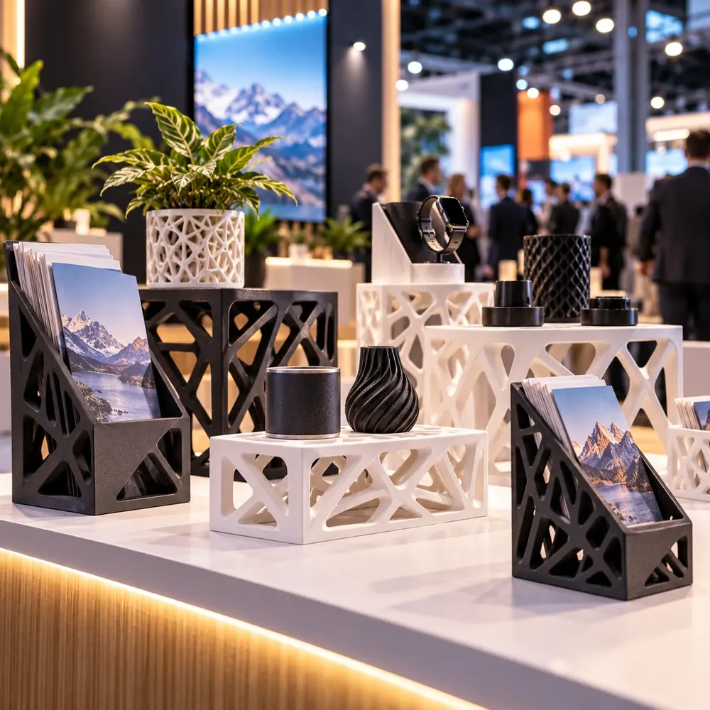 3D printed trade show booth accessories